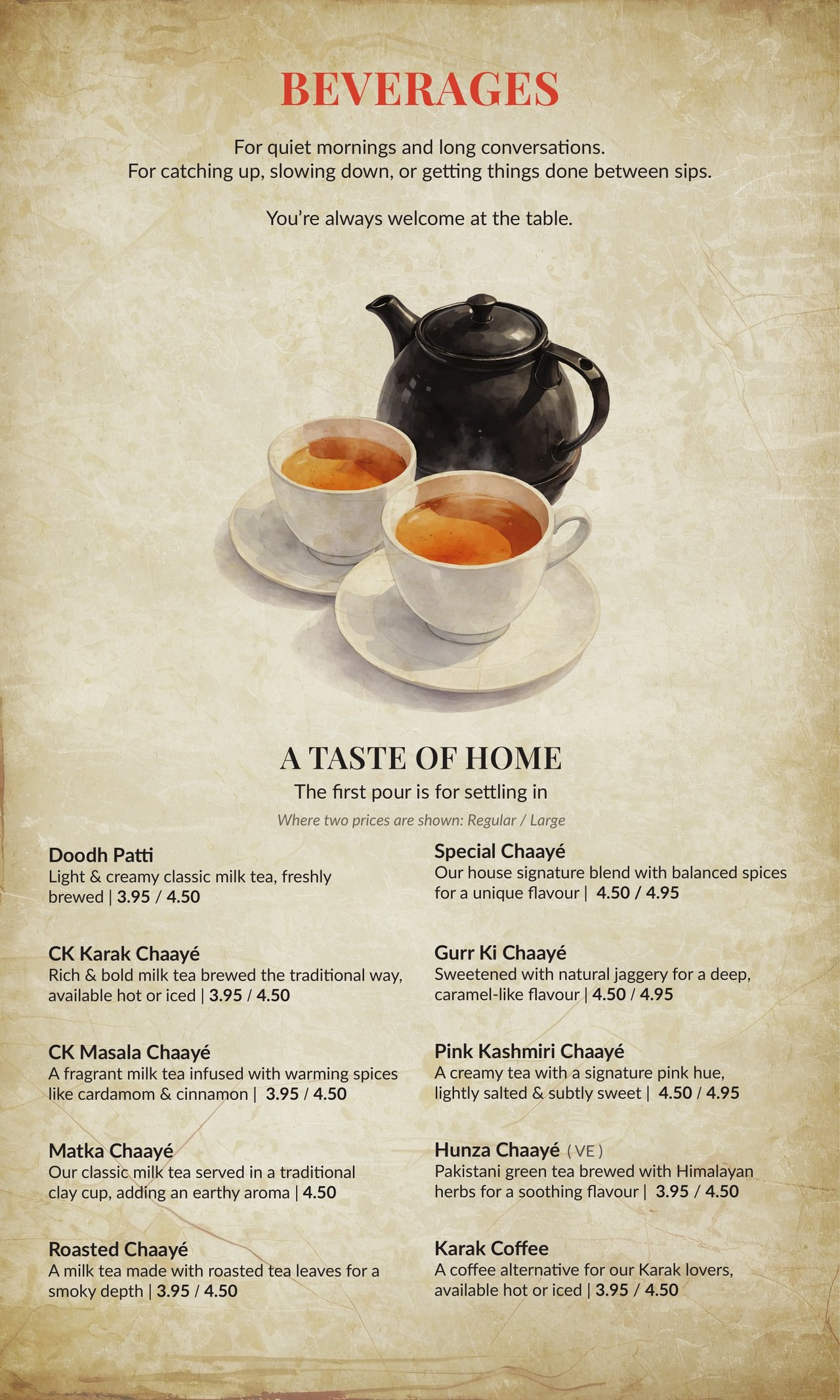 Chaayé Khana menu — page 12 of 15